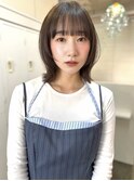 小顔カット顔まわりレイヤー髪質改善ボブヘアレイヤーボブカット