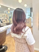 コワファースト  させぼ五番街店(COIFF1RST)&nbsp;大人ピンクバレイヤージュ