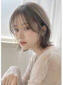 【LOVESTOIKE】エアリーボブ×シアーベージュ