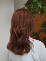 オルガ(orga)&nbsp;白髪もぼかせるオレンジ系カラーのロング