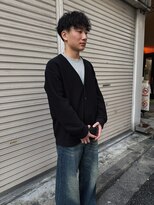 ハイセンス(HISENSE)&nbsp;メンズパーマツイストスパイラルメンズマッシュショート【GIA】