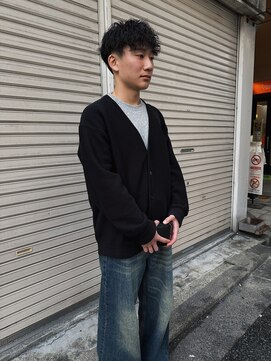 ハイセンス(HISENSE) メンズパーマツイストスパイラルメンズマッシュショート【GIA】