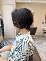 ソルバイシーループユナイテッド(soru by C-LOOP UNITED)&nbsp;大人美人丸みショートボブ白髪ぼかしハイライト川崎20代30代40代