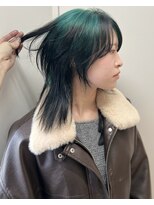 コル(col oodori) ハッシュウルフのグリーーーーンルーツカラー!!