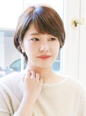 【30代40代50代】　40代50代耳かけショートボブ　RAGUEL