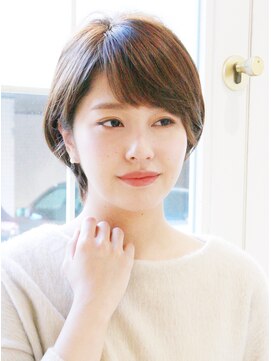 ラグエル(RAGUEL) 【30代40代50代】 40代50代耳かけショートボブ RAGUEL