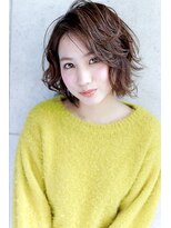 ラフィスヘアー ノア 上新庄店(La fith hair noa)&nbsp;【La fith】 無造作カールショートボブスタイル