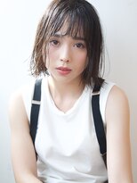 ジーニー 横浜(giinii)&nbsp;《giinii*渋谷》ネイビーカラーマニッシュフレンチボブ☆横浜