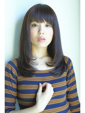 アユラ イオン八戸田向店(AyuRa) 大人かわいいツヤツヤストレートセミディ【イオン八戸田向】