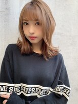 マリアバイアフロート(Maria by AFLOAT) ことりベージュウォーターフォール毛先パーマセミディ