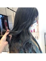 ニュートン(NEWTON)&nbsp;【NEWTON×川島】透ける暗染め！ブルーブラック