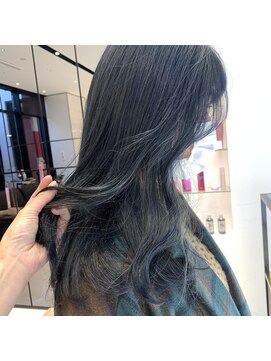 ニュートン(NEWTON) 【NEWTON×川島】透ける暗染め!ブルーブラック