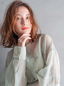 カンナ(Canna) Aラインボブ/フェザーバング/カーキグレージュ/髪質改善/20,30代