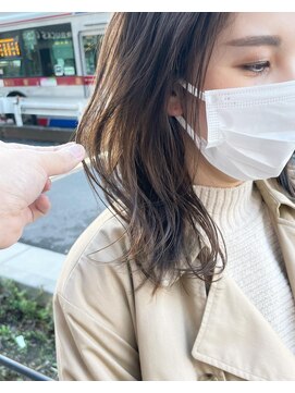 プリマ アンジュ 中目黒店(PRIMA ange) 『まろやかカラー』オリーブ×モノトーン　PRIMA ange 中目黒