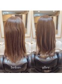 『髪質改善』ストレートエステ（縮毛矯正）（リタッチ可）