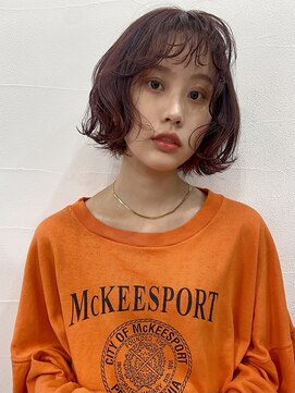 アクアオモテサンドウ(ACQUA omotesando) △大人可愛いボブパーマ前髪パーマデジタルパーマ肩上ボブ