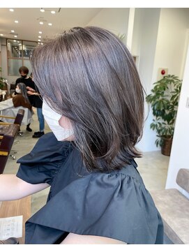 ピークス(PEAKS) 大人可愛いくびれミディアムレイヤーボブくびれヘア恵比寿