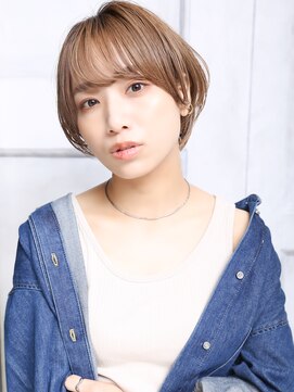 トロン(tronc) 大人可愛い小顔ツヤ髪くびれショートショートボブ前髪ありA2