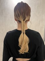 ヘアー アイス ルーチェ(HAIR ICI LUCE) お呼ばれアレンジヘアセットゆるふわタイトアレンジ/今枝
