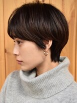 ブゾン(buZon)&nbsp;【buZon ブゾン】大人可愛い黒髪前下がりショートボブ