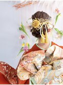 成人式×シニヨン
