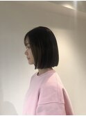 似合わせカットのイメチェンハッシュカット