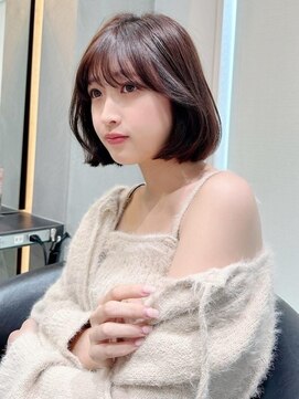 ロンド メリー 大宮(Lond merry) 顔周り/前髪カット×韓国風レイヤーカット×ボブ[ボブ]