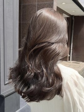 ノイズオオサカ 梅田店(NOISM OSAKA) アッシュグレーレイヤーカットアッシュ20代30代40代韓国ヘア艶髪