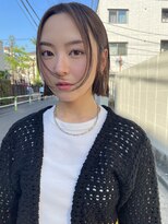 ジョリ(joli)&nbsp;フェイスレイヤー/前髪カット/黒髪/ブラック/ベージュ/眉毛