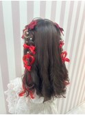 ガーリースタイル/心斎橋/ヘアメ/セットサロン