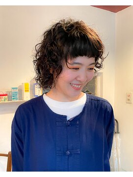 チクロ(ticro) 【チクロ】ウルフレイヤー　ニュアンスパーマ