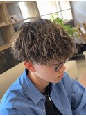 新潟メンズパーマ 新潟波巻き 新潟波巻きスパイラル