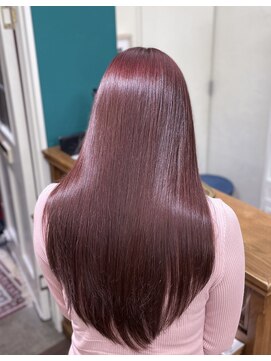 ジーテ 渋谷(gite) 髪質改善ピチキュア×ピンクボルドーカラー「渋谷/髪質改善TR」