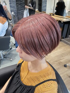 エイト 沖縄豊崎店(EIGHT toyosaki) 【EIGHT 豊崎】お客様スタイル_ショートピンクブラウン