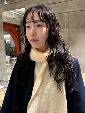 ハマモト 冬のロングパーマ