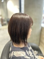 リーオオサカ(Lee Osaka) ミディアムレイヤー×くすみブラウン/かれん