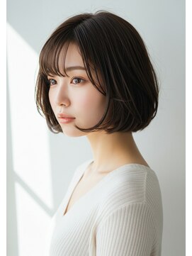 ニューカマー バイ ヘッドライト シブヤ(NEW COMER by HEADLIGHT shibuya) 【タンバルモリ】重め韓国風ボブ