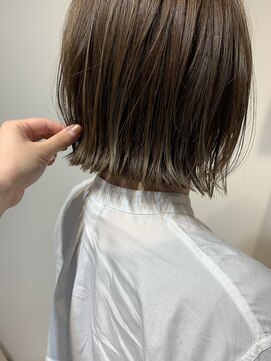 トリート 八千代緑が丘店(TREAT) ミントベージュ×ボブ _八千代緑が丘駅