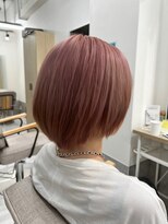 ミエル ヘア 新宿(miel hair)&nbsp;ピンクベージュ☆ブリーチカラー　【新宿】