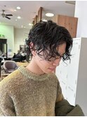 色気ウェーブパーマ