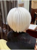 10代20代30代♪大人かわいい小顔ショート☆シルキーベージュ