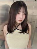 ミディアムレイヤー/ワンホンヘア/横浜駅/縮毛矯正/髪質改善