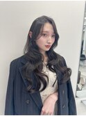 韓国ヘア/レイヤー/顔周りカット/ブリーチなしカラー/髪質改善