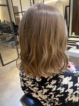 ジーナ 船橋(Zina) 髪質改善＊ロングレイヤーグレーベージュ＊美髪【Zina船橋】