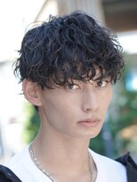 フィフス(fifth) 原宿ツイストスパイラルパーマメンズカットラウンドマッシュ30代