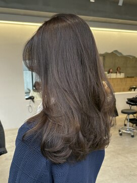 キーチェ 梅田中崎町(keych) レイヤーカット/オリーブベージュ/ブリーチなし/髪質改善/梅田