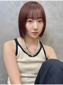 ブリーチなしカラー伸ばしかけヘア簡単スタイリング小顔ヘア