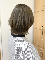 モリオ フロム ロンドン 成増店 【morio成増/一戸】レイヤーボブオリーブカラー