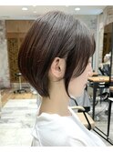【岩田莉奈】ナチュラルレイヤーショートでひし形シルエット新宿