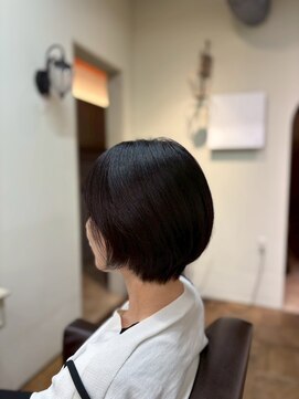 エクファ ヘア シェリル 草津 南草津店(ex-fa hair cherir) 黒髪カタログ/クラゲヘアー/オリーブグレー/南草津